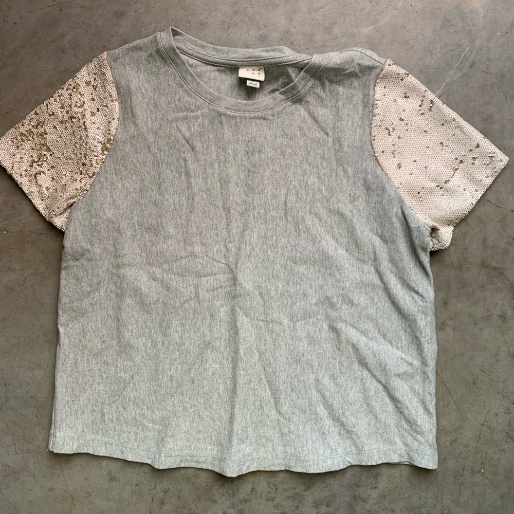 A New Day - Grey too with Sparkle Sleeves